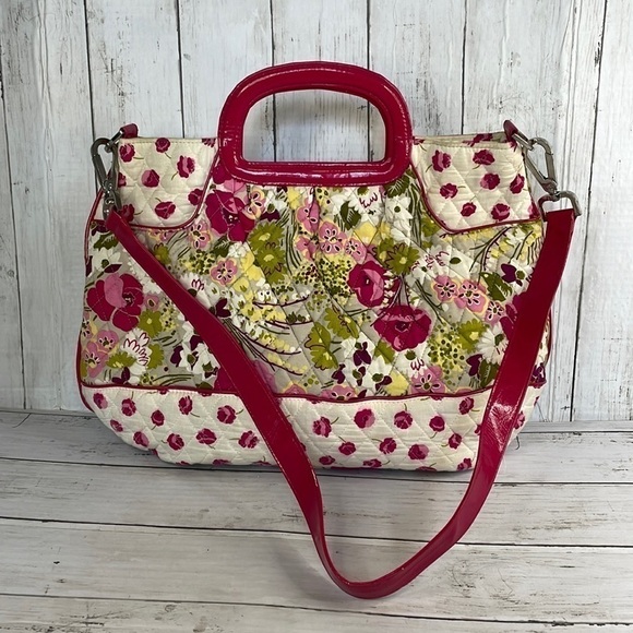 Vera Bradley Make Me Blush Charleston Tote - Picture 1 of 13